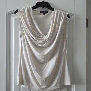 Jones New York Off White Sleeveless Top